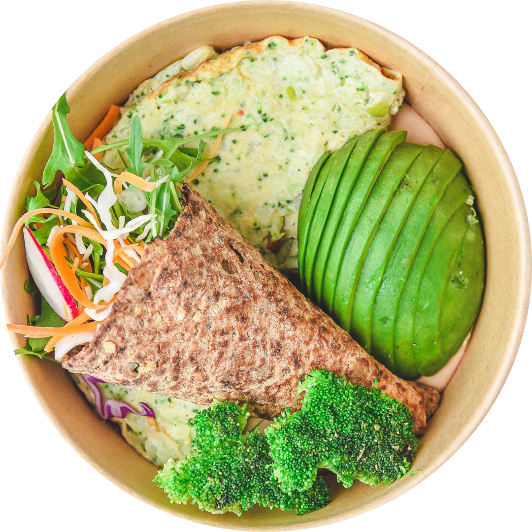 green modern healthy menu instagram post